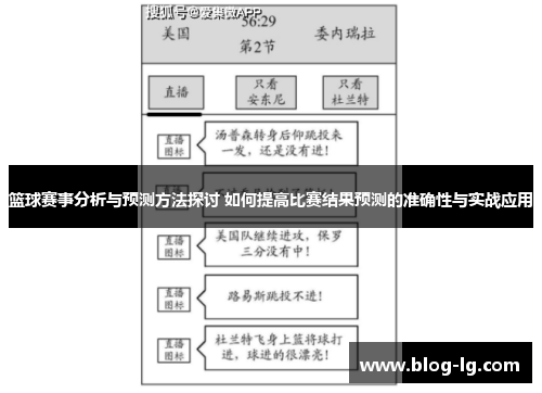 篮球赛事分析与预测方法探讨 如何提高比赛结果预测的准确性与实战应用